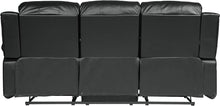 Load image into Gallery viewer, Baluze Double Reclining Sofa, Black, Brown