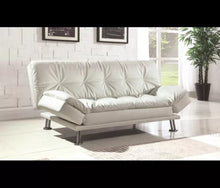 Load image into Gallery viewer, Renfro 73&#39;&#39; Vegan Leather Sleeper Sofa