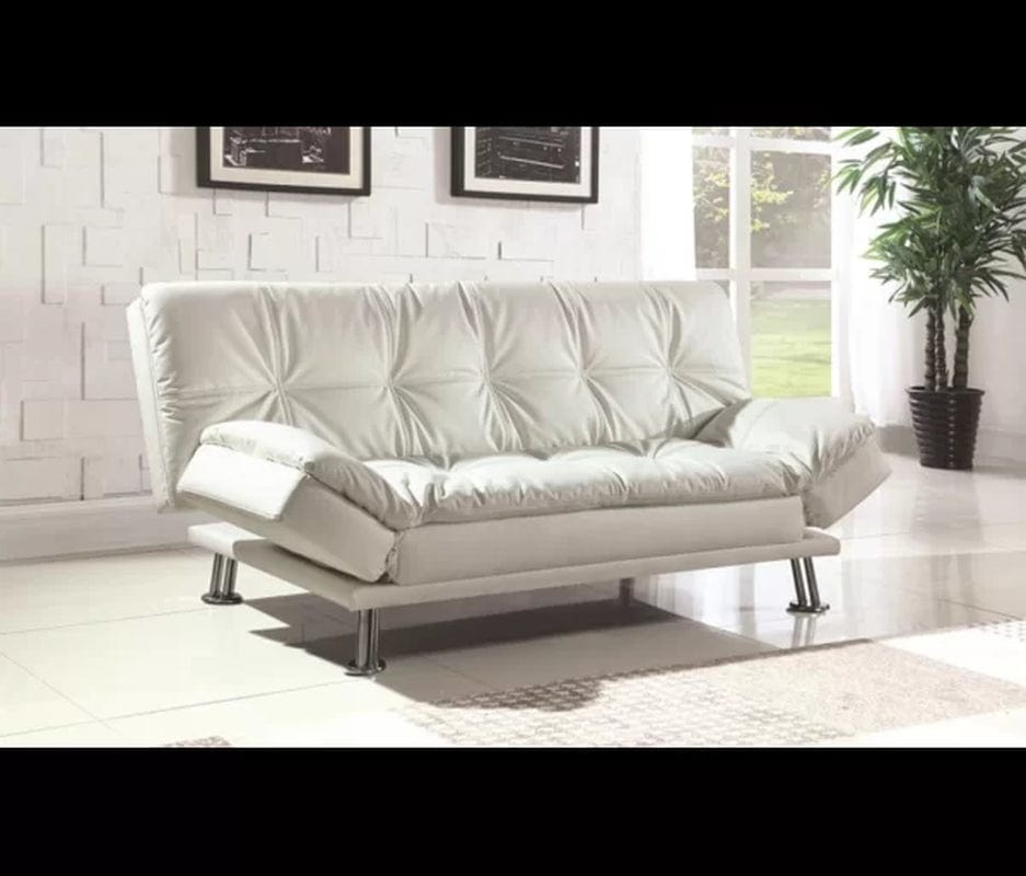 Renfro 73'' Vegan Leather Sleeper Sofa