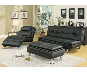 Renfro 73'' Vegan Leather Sleeper Sofa