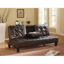 Load image into Gallery viewer, Mcgrail 70&#39;&#39; Vegan Leather Sleeper Sofa