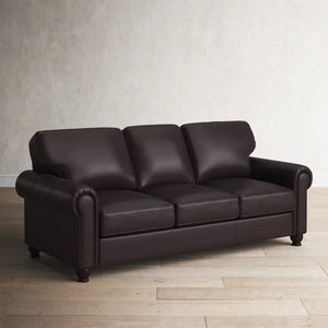 Floreat 84'' Genuine Leather Sofa