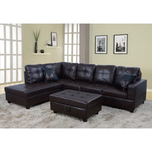 Load image into Gallery viewer, Gafnit 3 - Piece Vegan Leather Chaise Sectional