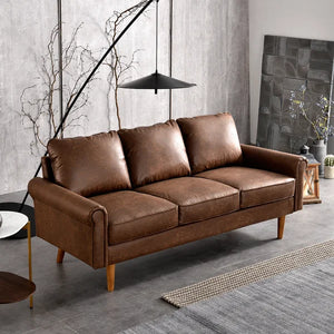 Ainsley 73.6'' Vegan Leather Sofa