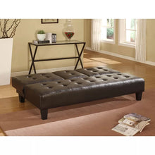 Load image into Gallery viewer, Mcgrail 70&#39;&#39; Vegan Leather Sleeper Sofa