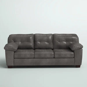 Darya 93'' Vegan Leather Sofa