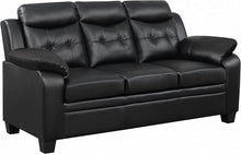 Load image into Gallery viewer, Finley Sofa with Extreme Padding Black