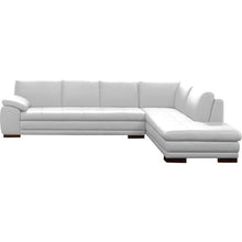 Load image into Gallery viewer, Sanara 123&quot; Wide Genuine Leather Sofa &amp; Chaise