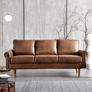 Ainsley 73.6'' Vegan Leather Sofa