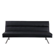 Load image into Gallery viewer, Futon Sofa by Naomi Home - Material: Faux Leather 