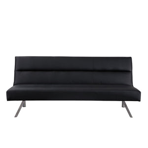 Futon Sofa by Naomi Home - Material: Faux Leather 