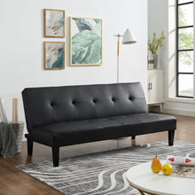 Load image into Gallery viewer, Futon Sofa by Naomi Home - Material: Faux Leather 