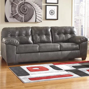 Darya 93'' Vegan Leather Sofa