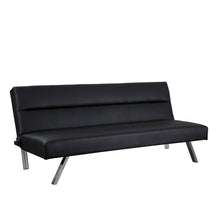 Load image into Gallery viewer, Futon Sofa by Naomi Home - Material: Faux Leather 