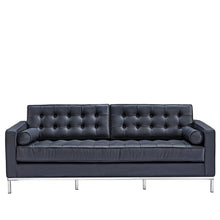 Load image into Gallery viewer, Sofa Loveseat genuine leather Living Room Metal foot