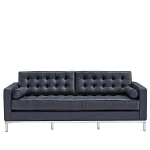 Sofa Loveseat genuine leather Living Room Metal foot