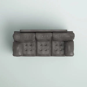 Darya 93'' Vegan Leather Sofa