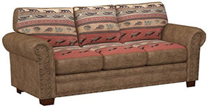 Sierra Sofa, Brown Leather