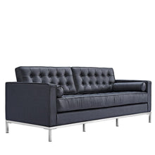 Load image into Gallery viewer, Sofa Loveseat genuine leather Living Room Metal foot