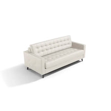 Load image into Gallery viewer, Beloit 82&quot; Genuine Leather Square Arm Sofa Bed