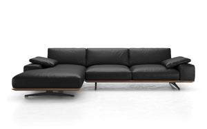 Carlisle Sectional Sofa Italian leather