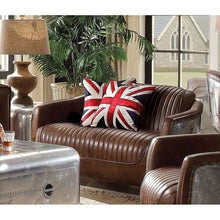 Load image into Gallery viewer, America Vintage Leather Brancaster Loveseat in Retro Brown Top Grain Leather