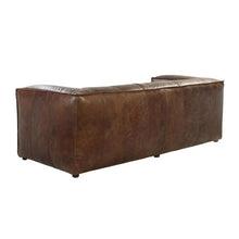 Load image into Gallery viewer, Retro Brown Top Grain Leather Sofa Brancaster Industrial Vintage