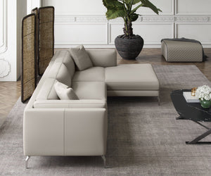 Reade Sectional Sofa top-grade Brazilian leather