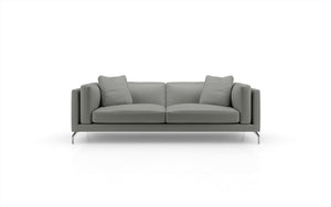 Reade Sofa retro mid-century style top-grade Brazilian leather