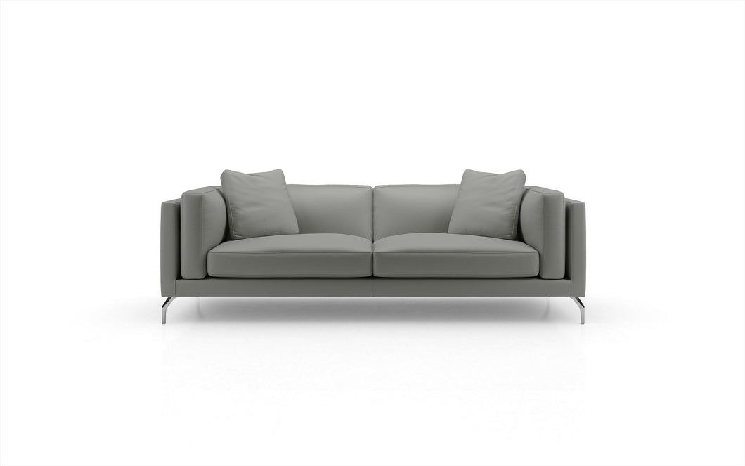 Reade Sofa retro mid-century style top-grade Brazilian leather