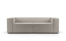 Load image into Gallery viewer, Dominick Sleeper Sofa, Featuring Brazilian top-grain leather