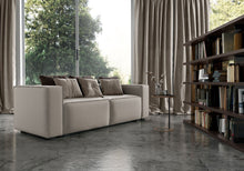 Load image into Gallery viewer, Dominick Sleeper Sofa, Featuring Brazilian top-grain leather