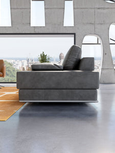 Modern Murray Sofa full-grain semi aniline leather