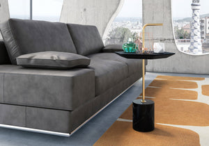 Modern Murray Sofa full-grain semi aniline leather