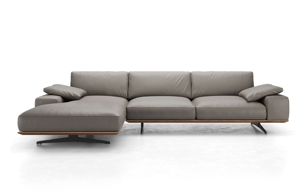 Carlisle Sectional Sofa Italian leather