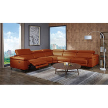 Load image into Gallery viewer, Philippa 122&quot; Wide Genuine Leather Right Hand Facing Reclining Corner Sectional