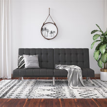 Load image into Gallery viewer, River Street Designs Emily Convertible Tufted Futon Sofa 