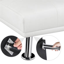 Load image into Gallery viewer, Easyfashion Sofa, White Faux Leather