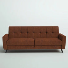 Load image into Gallery viewer, Giblin 81&#39;&#39; Vegan Leather Sleeper Sofa