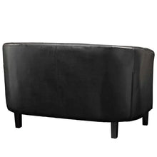 Load image into Gallery viewer, Franchette 49&#39;&#39; Vegan Leather Loveseat