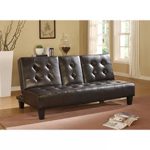 Load image into Gallery viewer, Mcgrail 70&#39;&#39; Vegan Leather Sleeper Sofa