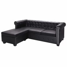 Load image into Gallery viewer, Macneil Vegan Leather Chaise Sectional