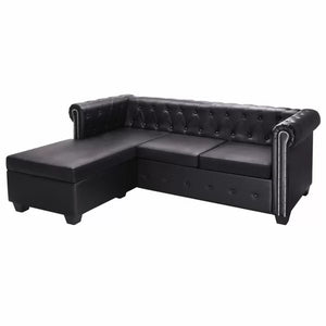 Macneil Vegan Leather Chaise Sectional