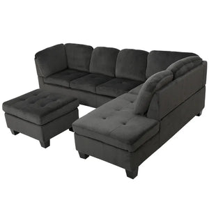 Hardin 3 - Piece Upholstered Chaise Sectional