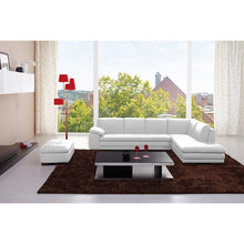 Load image into Gallery viewer, Sanara 123&quot; Wide Genuine Leather Sofa &amp; Chaise