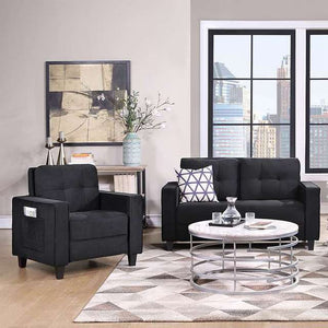 Modern Design Office Home Living Room Furniture Leather Sofa Office Wood Sectional Sofa Set Sofa