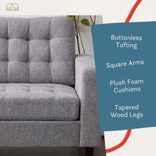 Load image into Gallery viewer, Carraway Upholstered Sofa with Tufting 