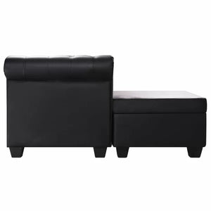 Macneil Vegan Leather Chaise Sectional