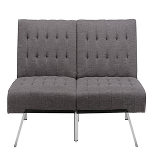 River Street Designs Emily Convertible Tufted Futon Sofa 