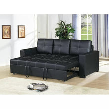 Load image into Gallery viewer, Clauderson Vegan Leather Sleeper Sofa